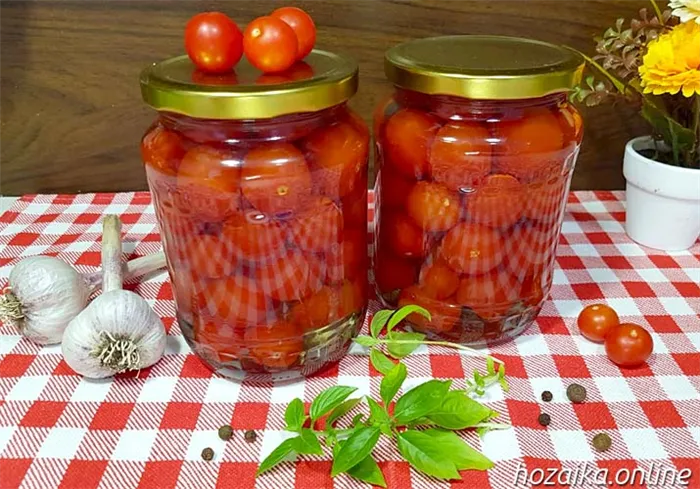 Сладкие и вкусные маринованные помидоры
