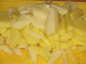 Макароны на гриле с укропом и картофелем - фото шаг 3
