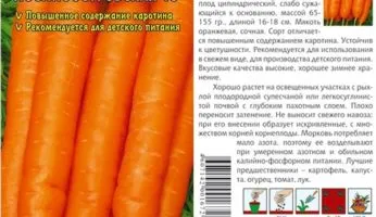 Морковь Розиностровская