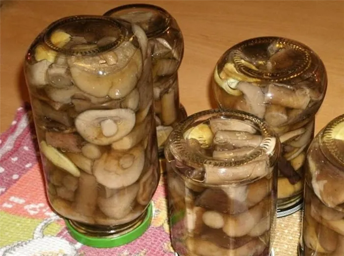 Классический рецепт луговых маринованных грибов