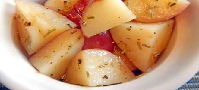Как приготовить картофель в микроволновой печи без воды