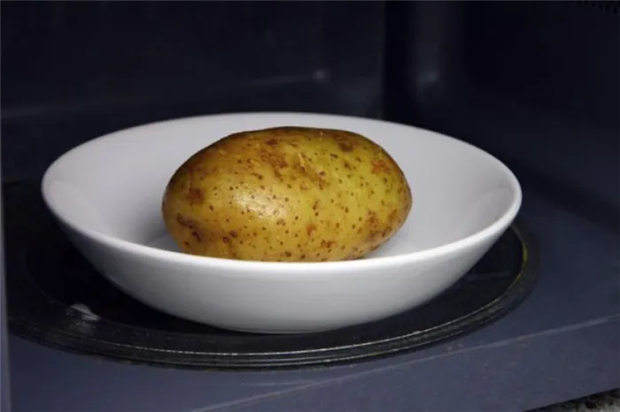 Картофель в микроволновой печи