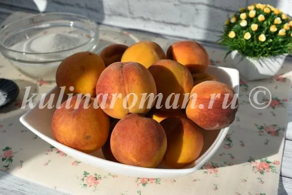 Рецепт приготовления персиков на зиму