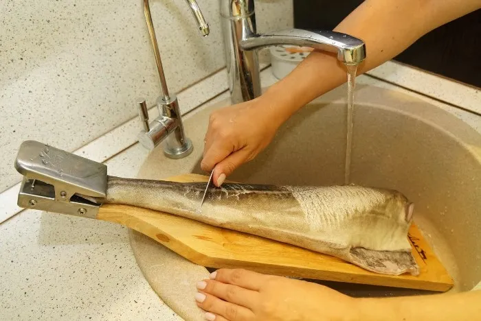 Безусловно, рыба чистая и не чищенная на кухне в целом.