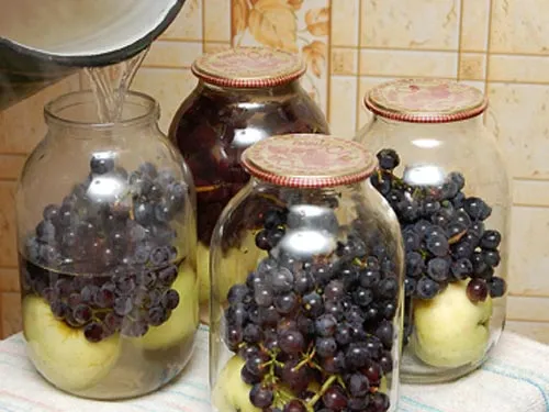 Пять рецептов компоста для винограда на зиму - 3-литровая банка фаза 8