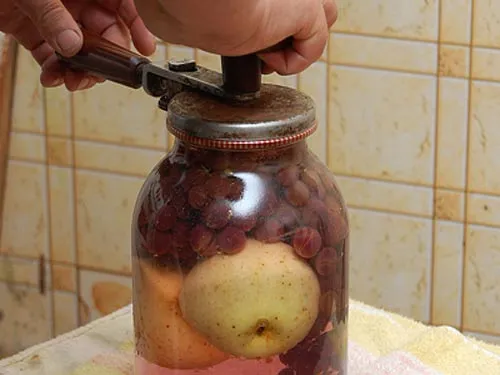 Пять рецептов компота из винограда на зиму - 3-литровые банки фаза 10