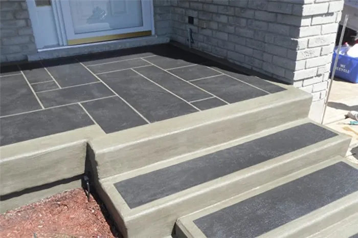Состав бетонной террасы для частного дома - Фото