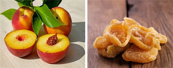 Сушка нарезанных персиков