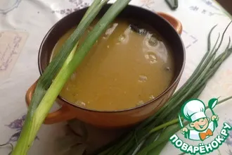 Рецепт: суп-пюре с сыром и грибами