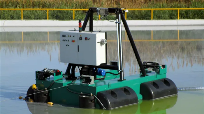 Дистанционное распределение душирующих устройств для работы на реках и каналах