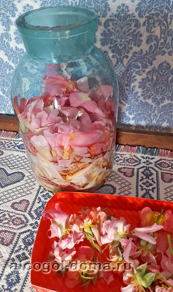 Рецепт приготовления домашнего коньяка из лепестков розы