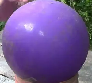 мяч как основа бетонного шара 