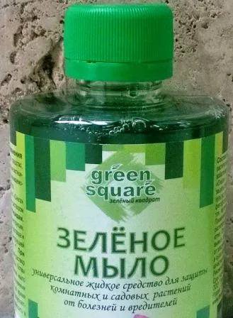 Зеленое мыло от вредителей