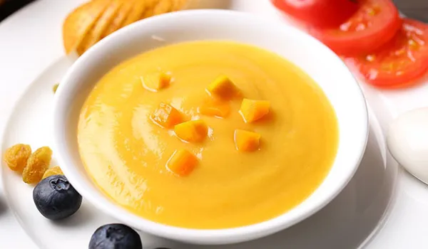 Крем — суп с репой и яблоками