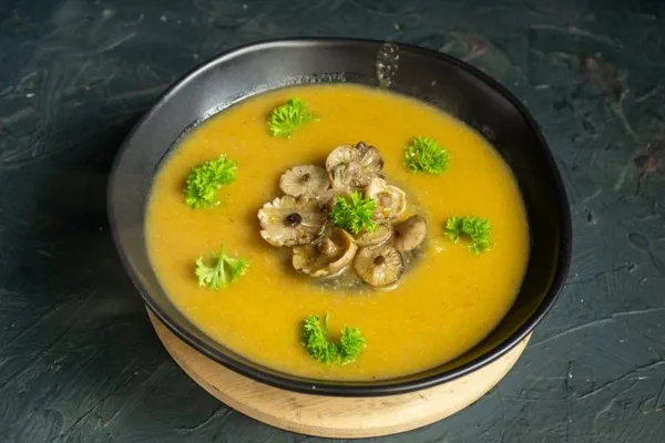 Грибной суп-пюре из свежих или замороженных опят