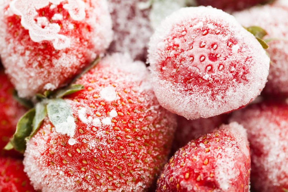 frozen-red-strawberries
